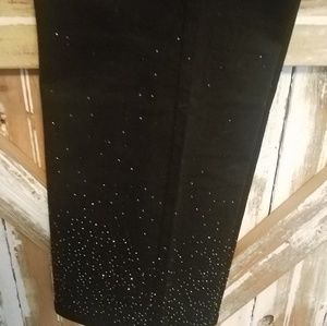 Sparkle detail Black Jeans